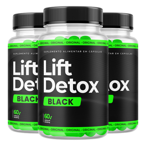 Lift Detox Black - 3 Pote